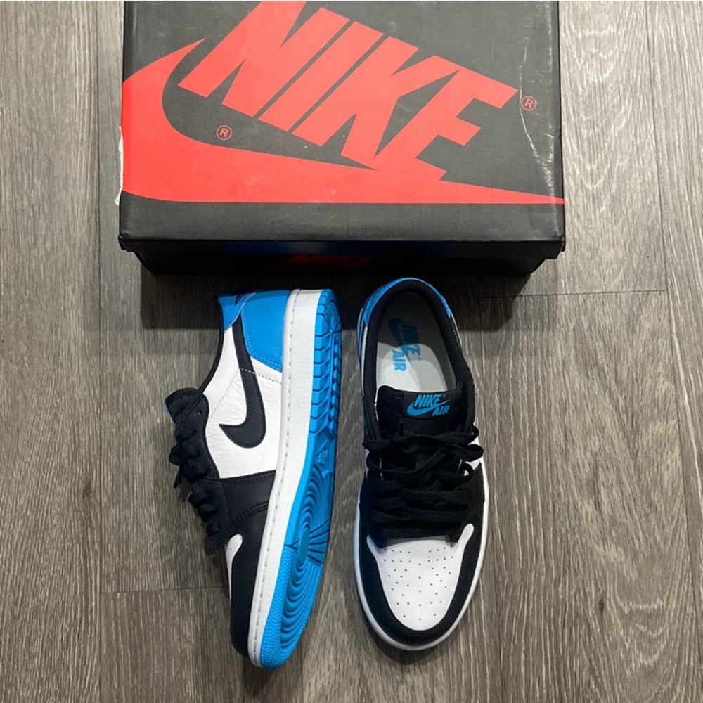 Blue White Black Air Jordan 1 Retro Low OG